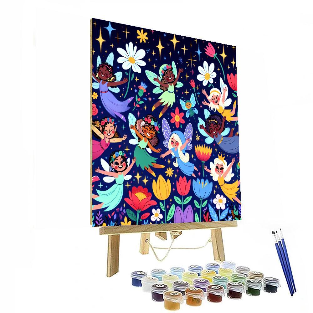 Fairy Friends Painting Number Kit