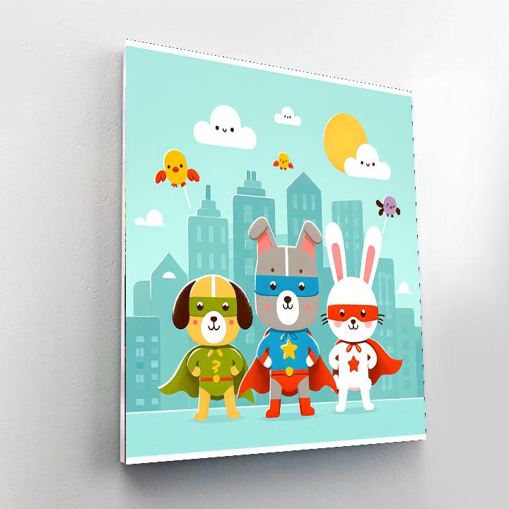 Super Animal Rescue Numbered Painting Kits