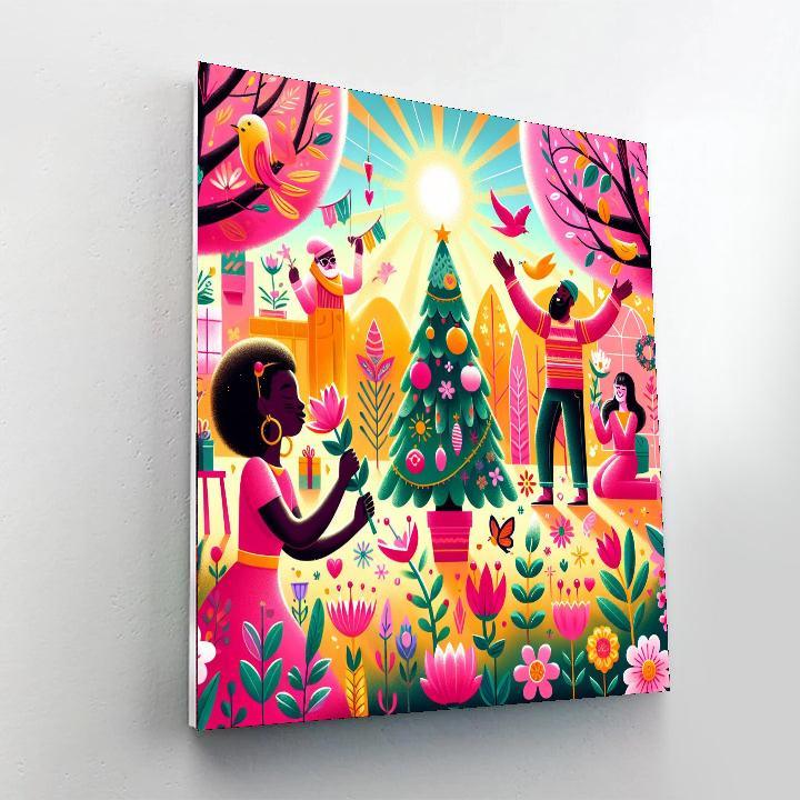 Joyous Spring Celebration Painting By Numbers Kit
