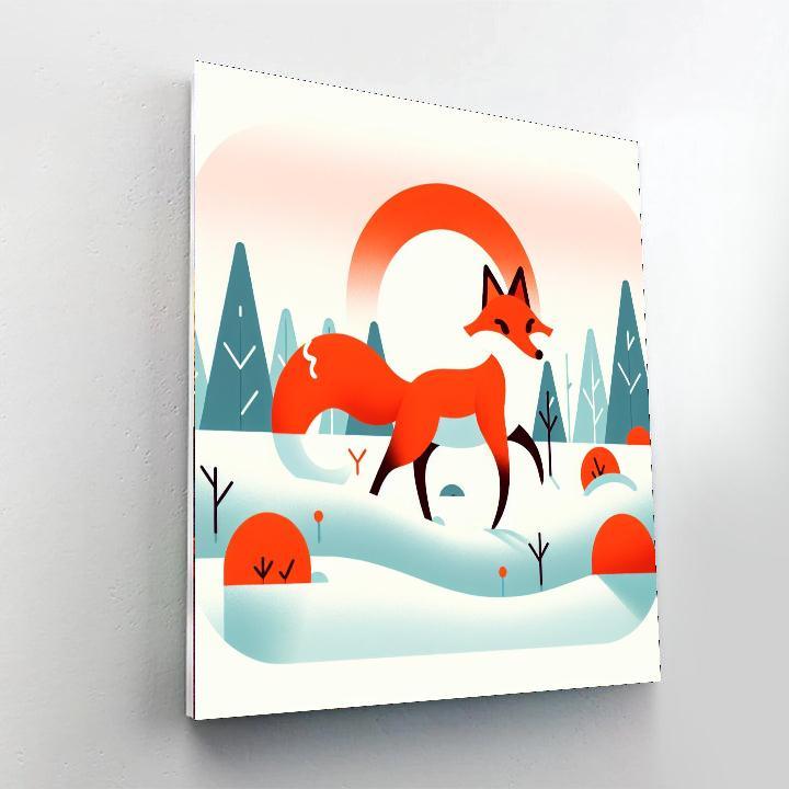 Vibrant Vixen Numbered Painting Kits