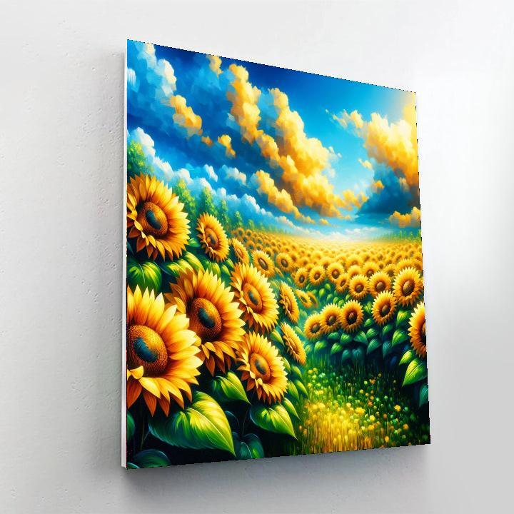 Delightful Summer Sunshine Numbered Painting Kits