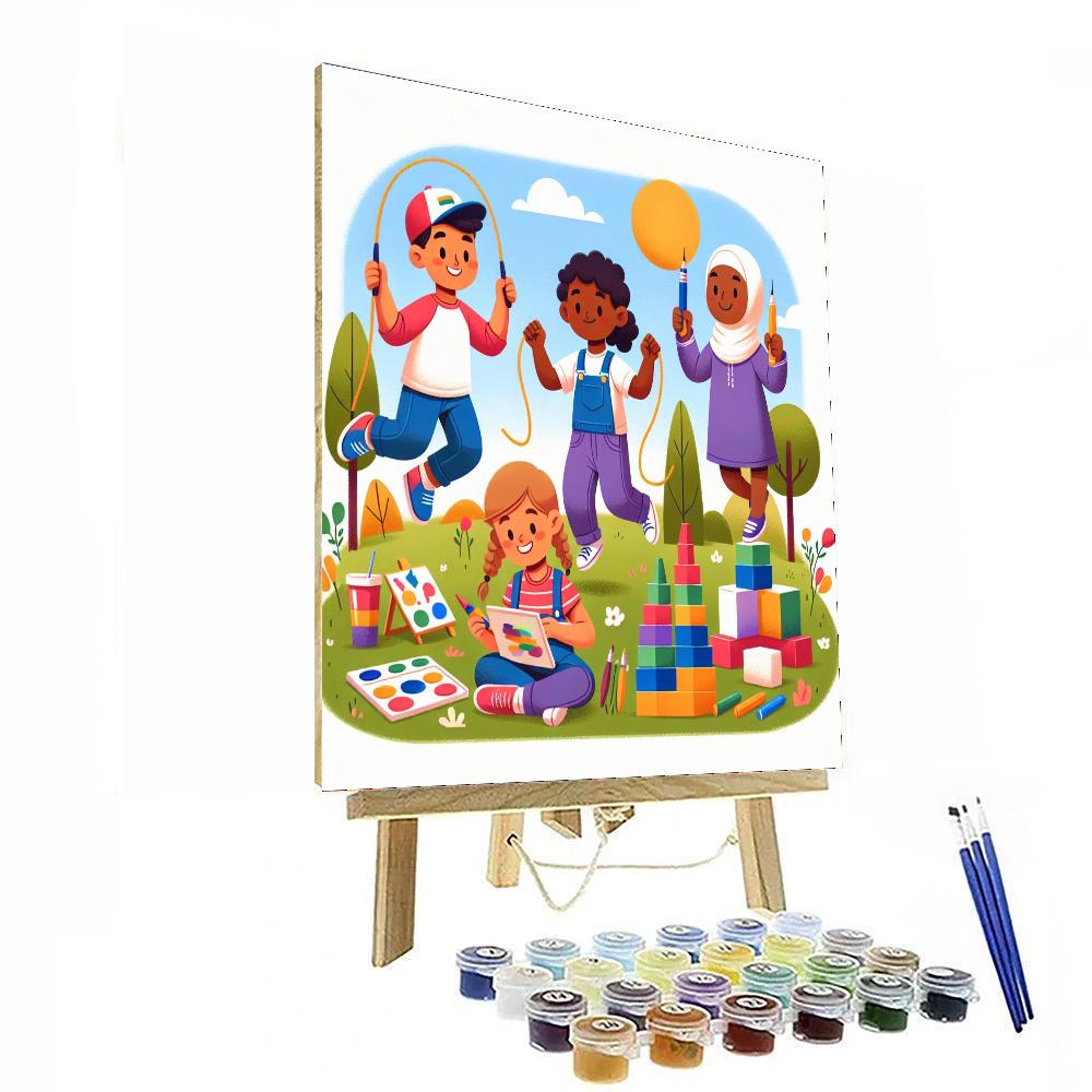 Friendship And Fun Number Painting