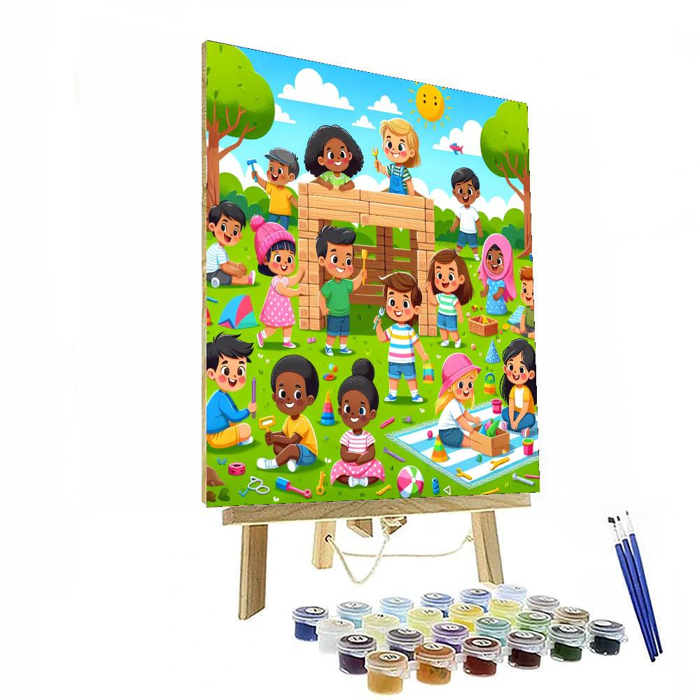 Charming Backyard Adventures Paint By Numbers