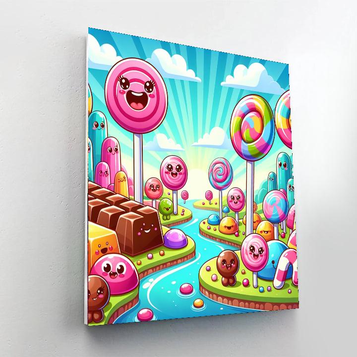 Creative Candyland Journey Number Painting