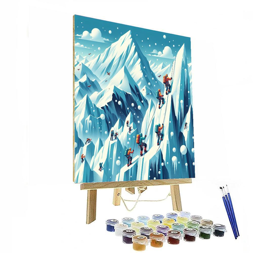 Snowy Peak Expedition Paint By Color