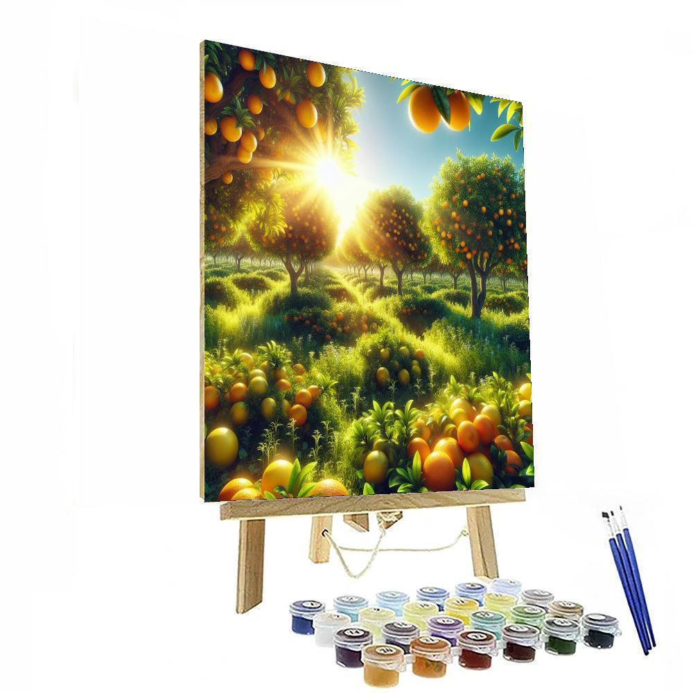 Citrus Delight Numbered Painting Kits