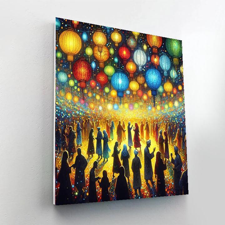 Dazzling Festival Of Lights Paint By Number
