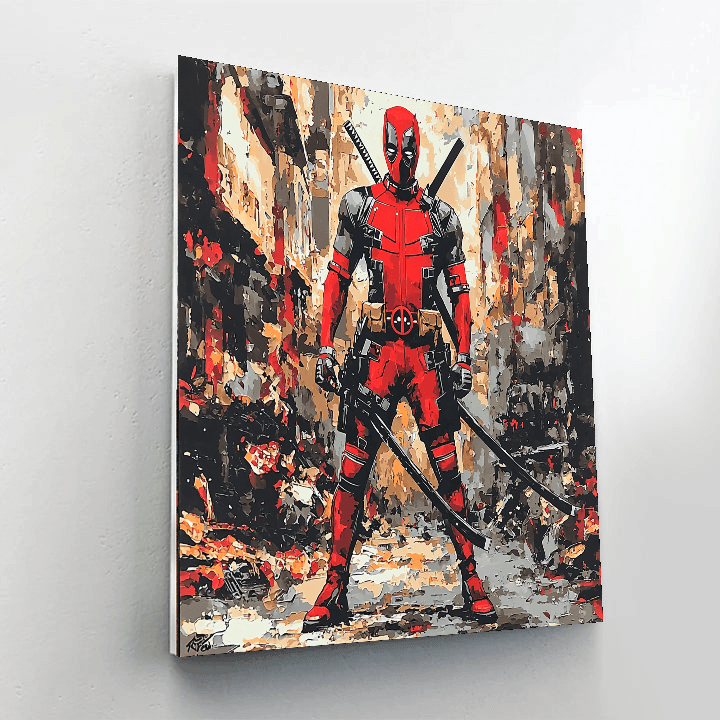 Ryan Reynolds: The Merc With A Mastery Of Mayhem Paint By Numbers Kits