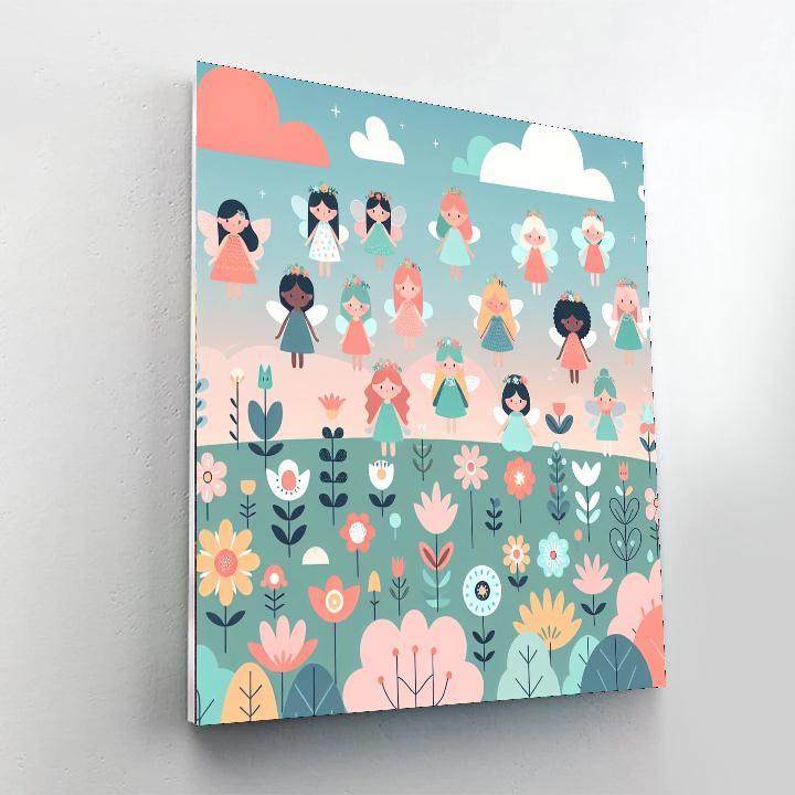 Garden Of Fairy Tales Paint By Numbers Art