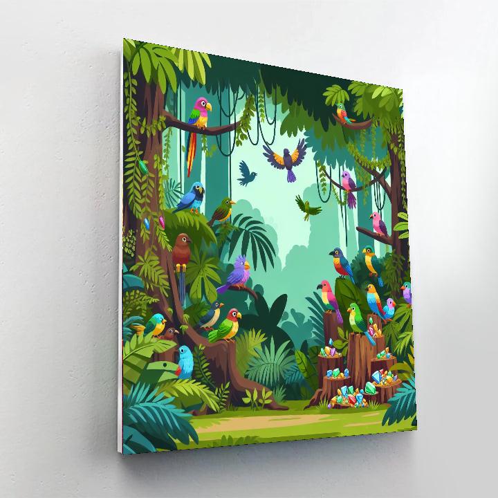 Rainforest Canopy Climb Paint By Number