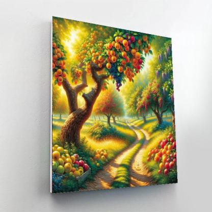 Sunkissed Orchard Path DIY Paint By Numbers