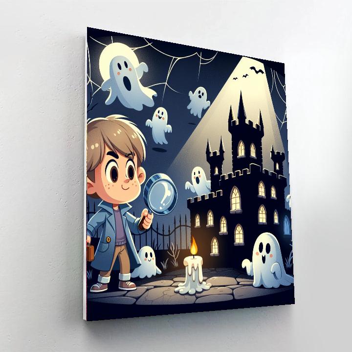 Haunted Castle Mystery Painting Number Kit