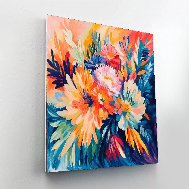 Henri Matisse Inspired Matisse's Joyful Bouquet  Numbered Painting Kits