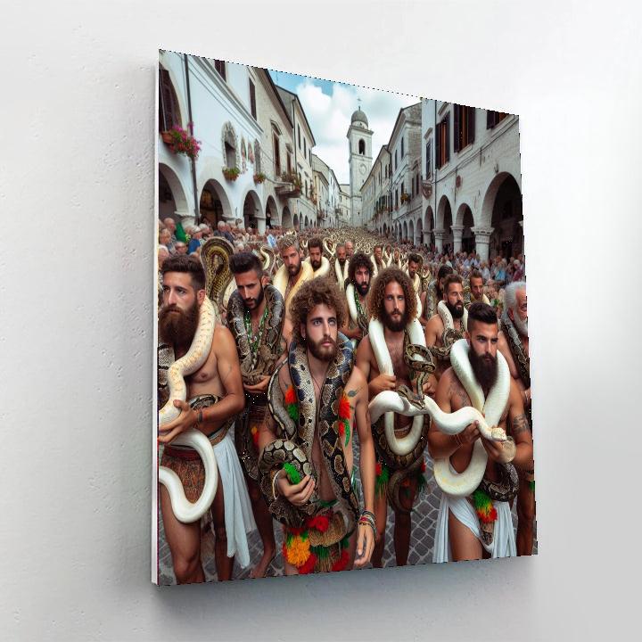 Festa Dei Serpari - Italy Number Painting