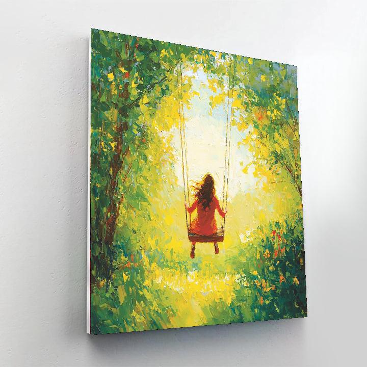 Wind Beneath Her Wings Number Painting