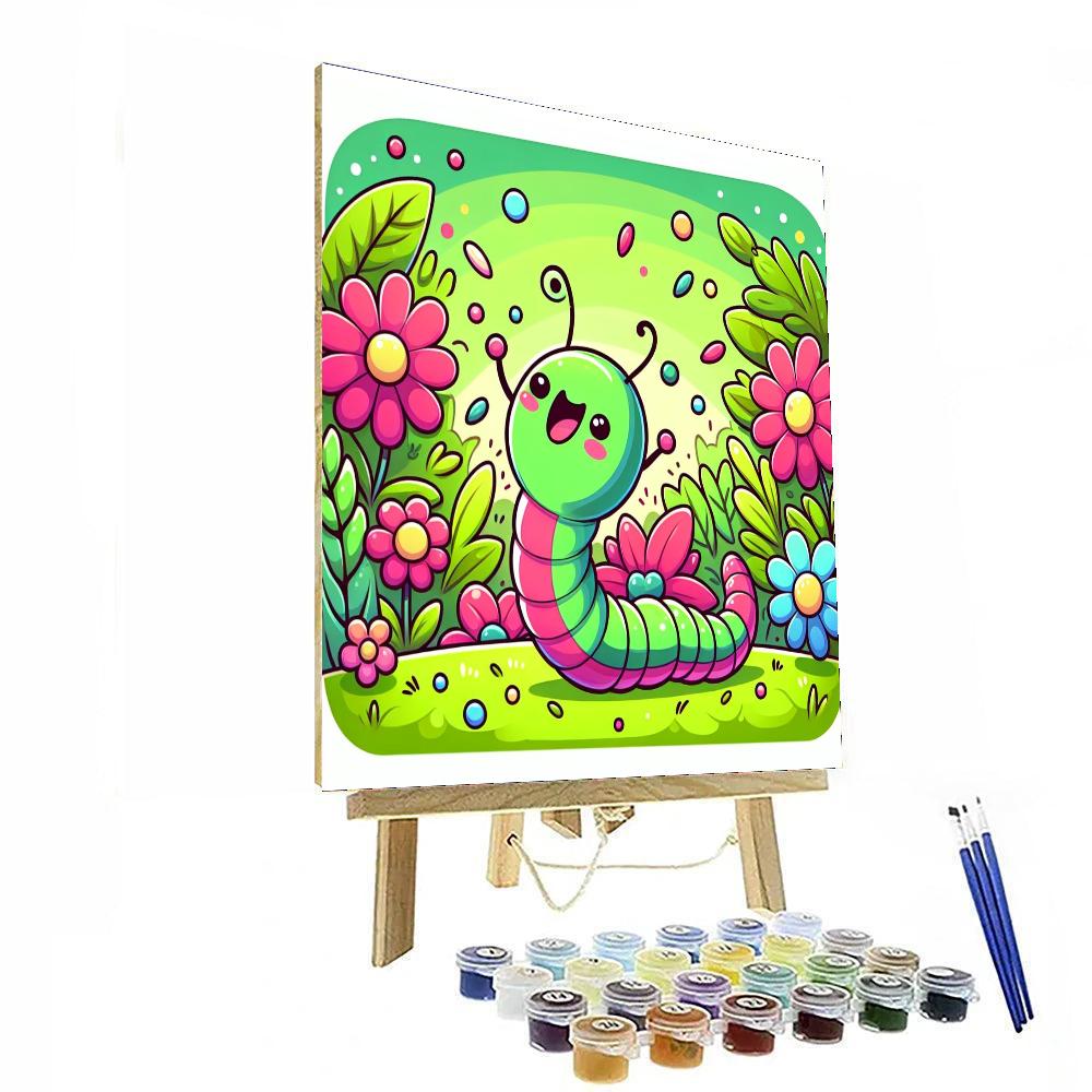 Wondrous Worm Numbered Painting Kits