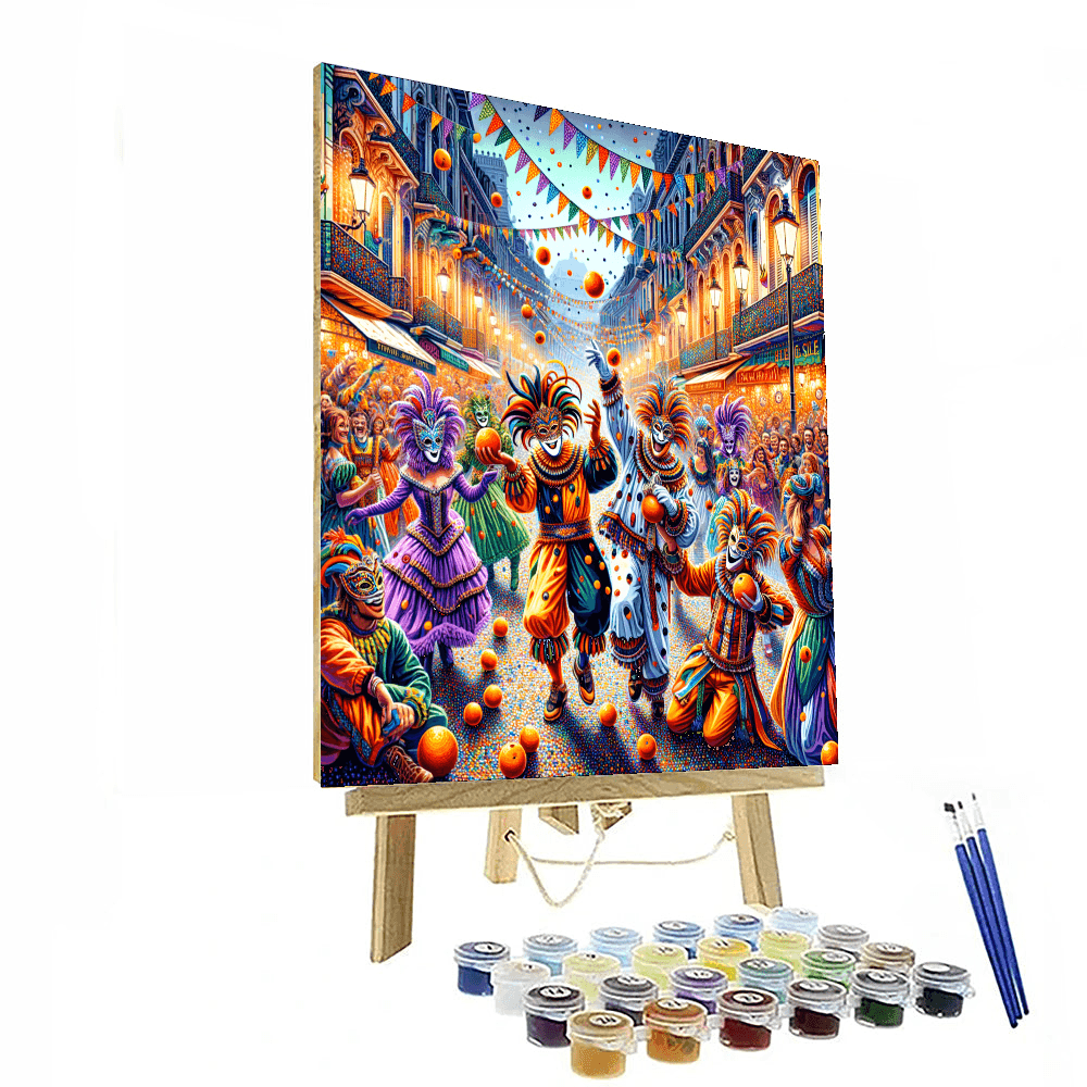 Karnaval De Binche - Belgium Numbered Painting Kits