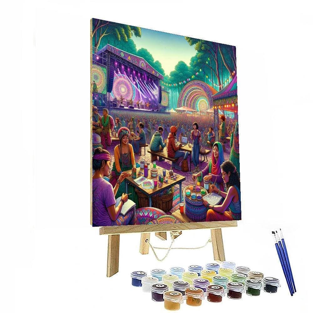 Electric Forest - Usa Numbered Painting Kits