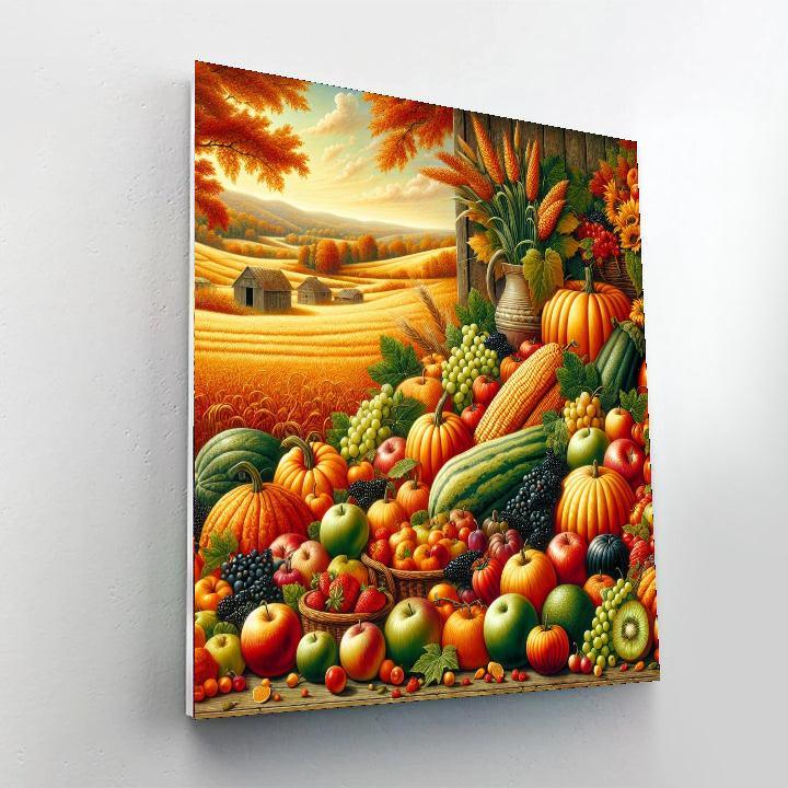 Beautiful Harvest Season Painting By Numbers Kit