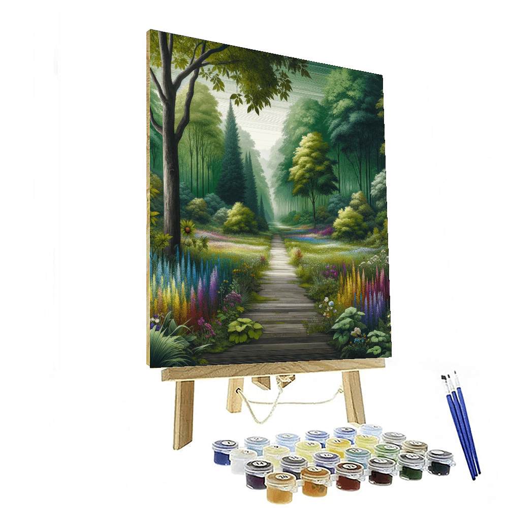 Charming Forest Path Numbered Painting Kits