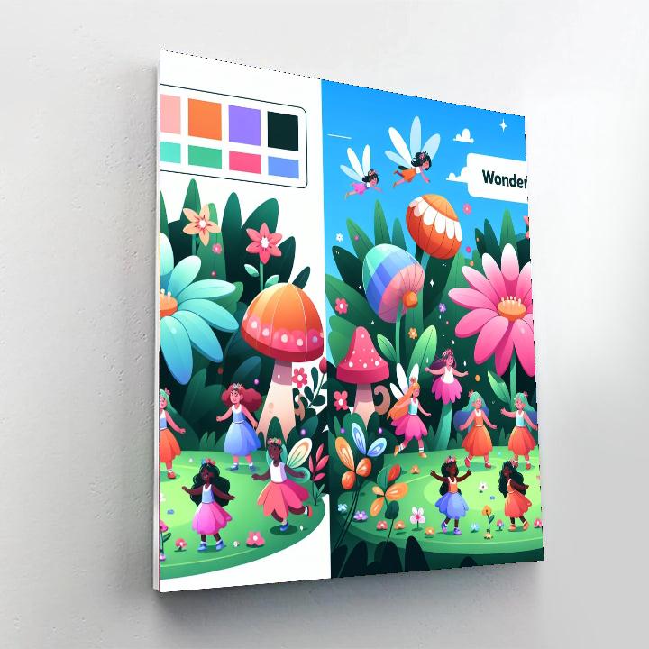 Fairy Wonderland Garden Paint By Number