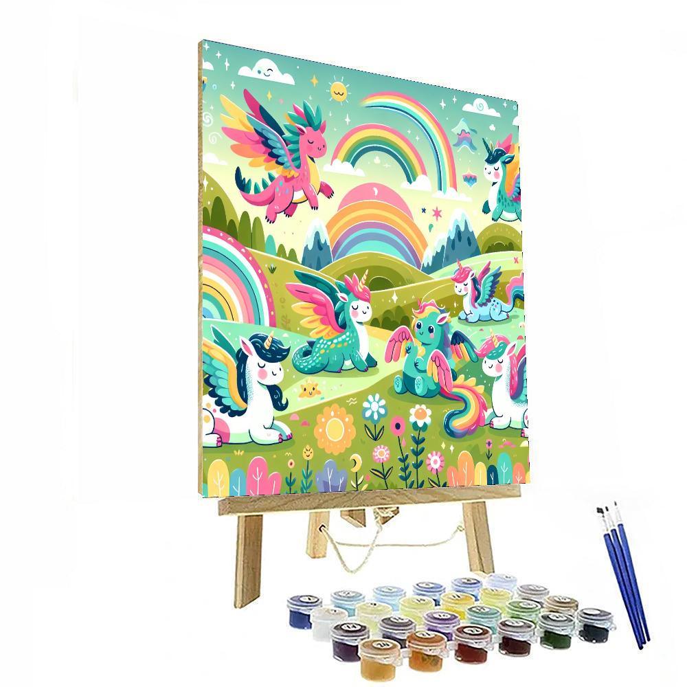 The Adventure Of Mythical Beasts Numbered Painting Kits