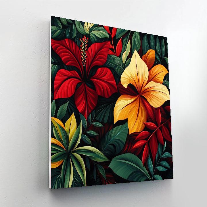 Frida Kahlo Inspired Whispers Of Identity  Numbered Painting Kits