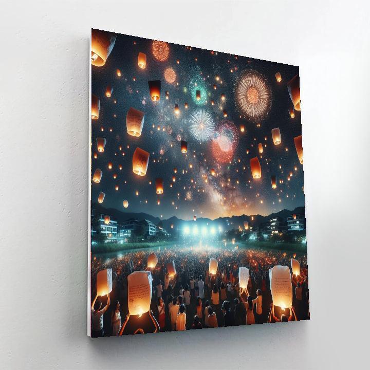 Chinese Lantern Festival - Pingxi Number Painting