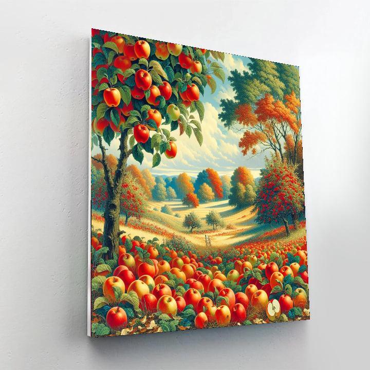 Playful Autumn Orchard Paint By Number