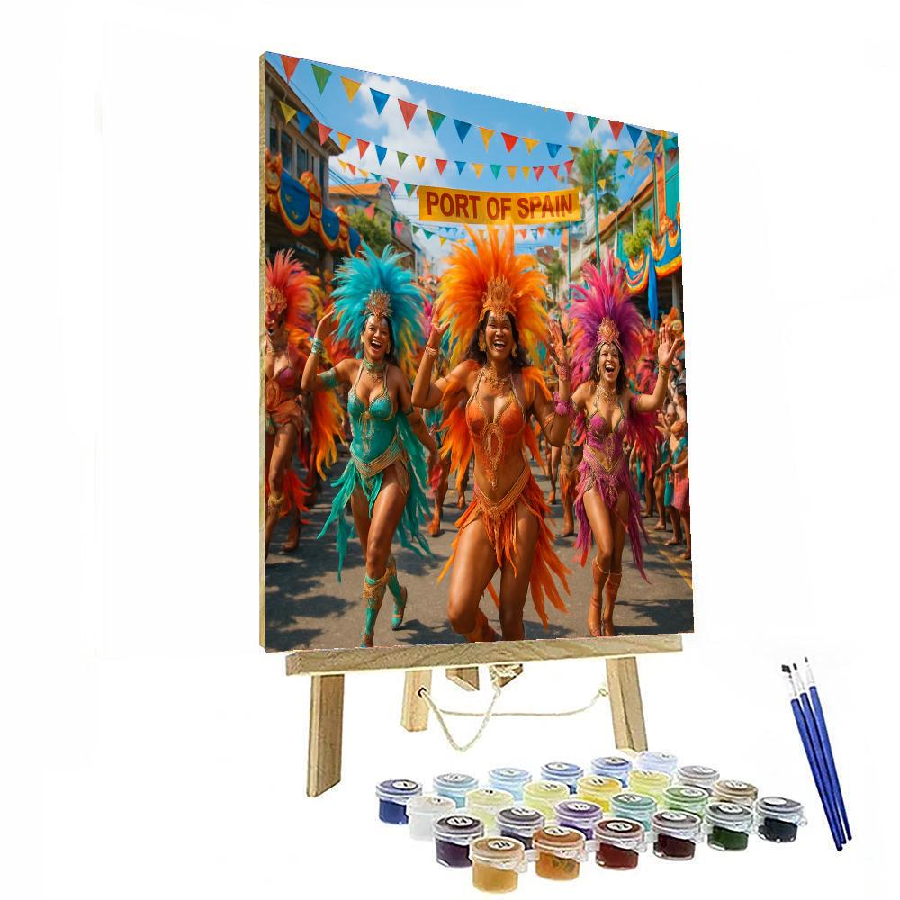 Carnival Of Trinidad And Tobago - Caribbean Number Painting