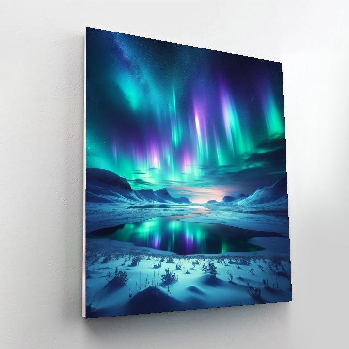 Northern Lights Mystique Numbered Painting Kits