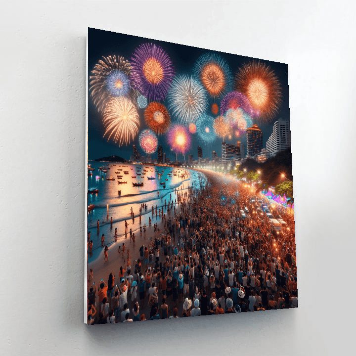 Pattaya International Fireworks Festival - Thailand Paint By Number