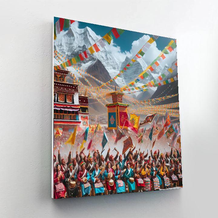 Tibet Festival - China Number Painting