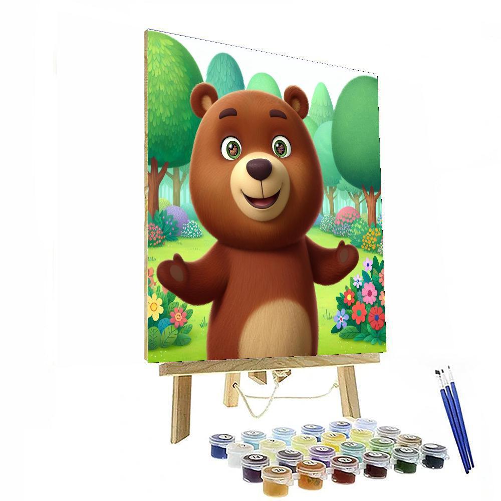 Brave Bears Number Painting