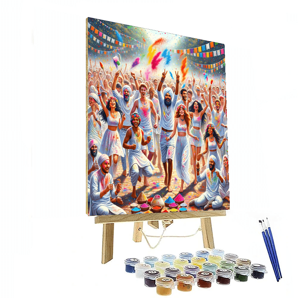 The Festival Of Colors (holi) Paint By Numbers