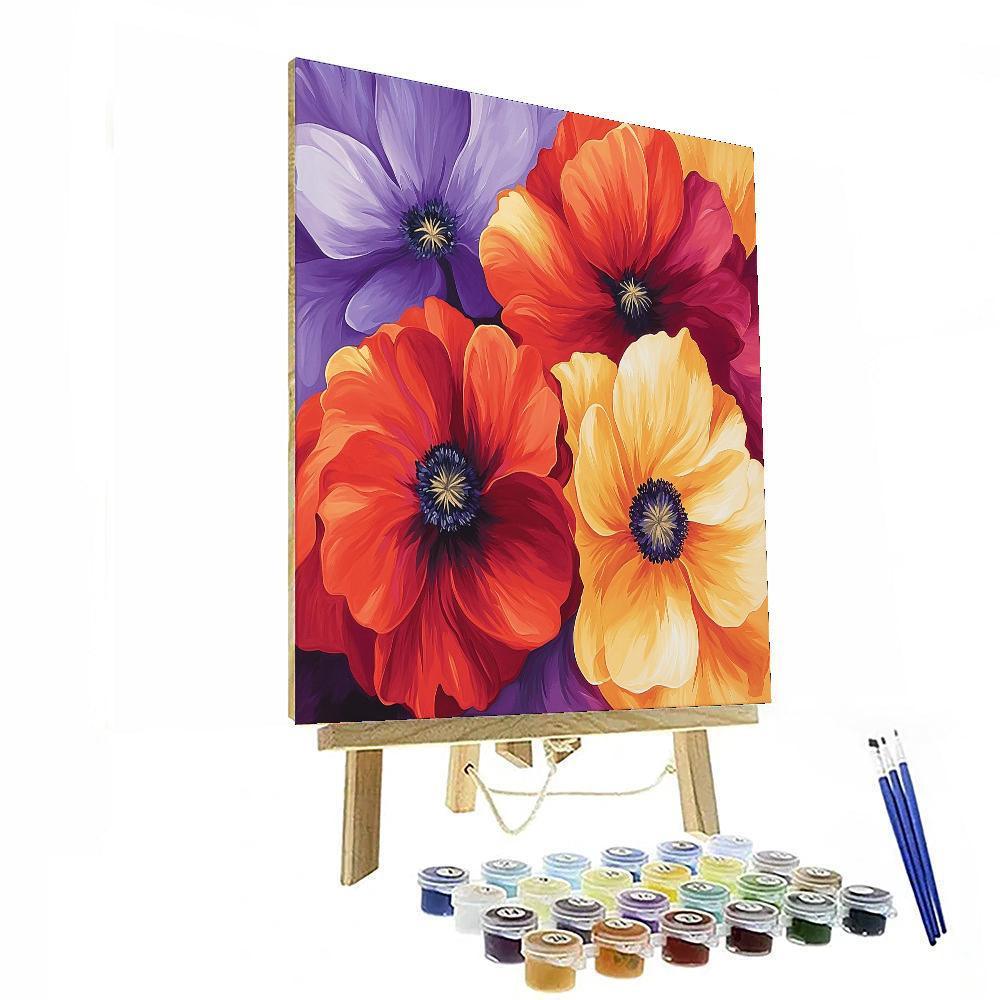 Georgia O'Keeffe Inspired Midsummer Blooms  Painting By Numbers Kit