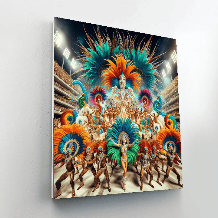 Carnival Of Rio De Janeiro Paint By Number