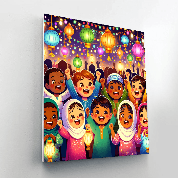 Festival Of Lights Celebration Painting By Numbers Kit