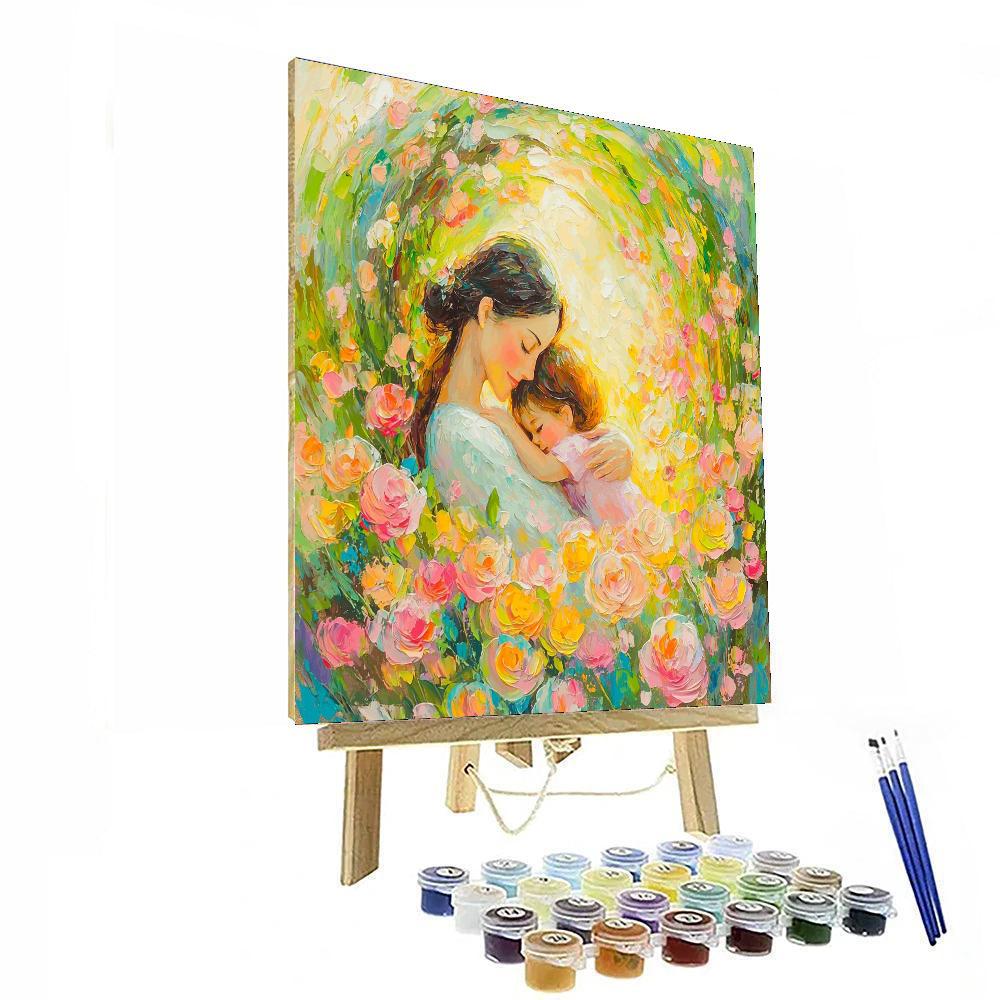 A Mother's Love Blossoms Number Painting