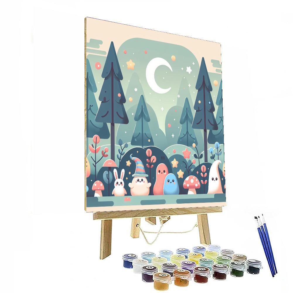 Mystical Woodland Wonderland Paint By Numbers Art