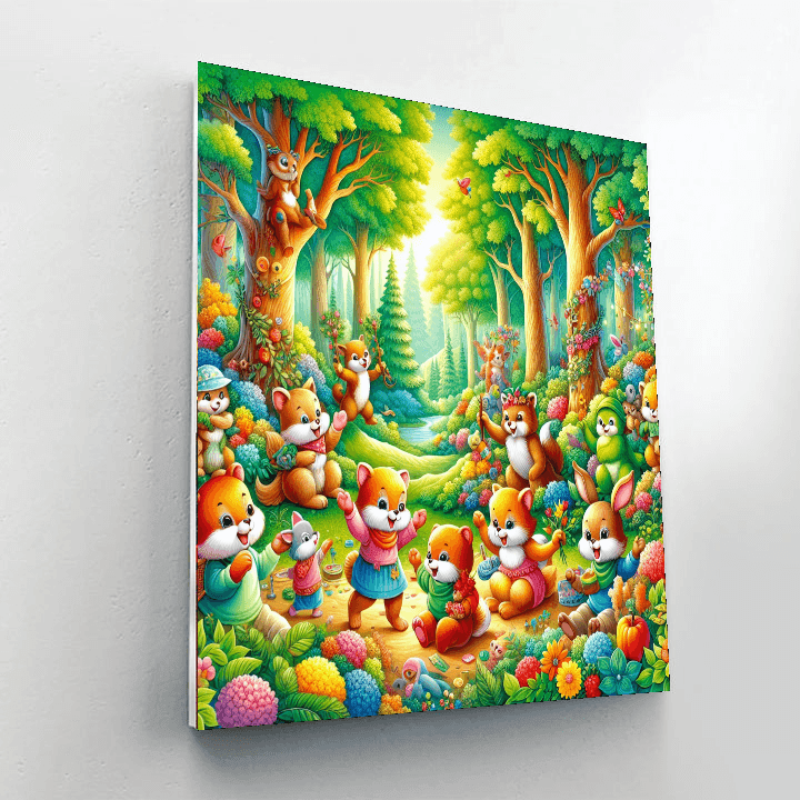 Magical Woodland Adventure Paint By Number