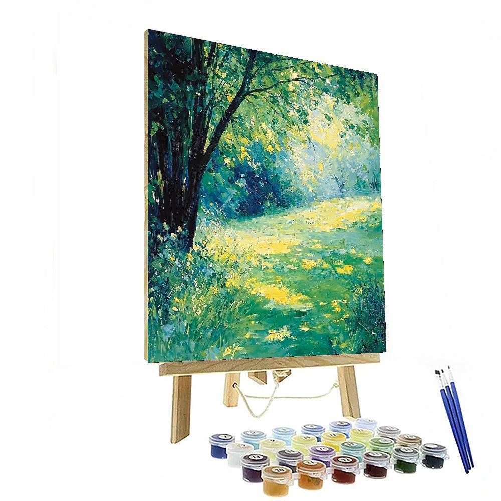 Edgar Degas Inspired Whispers Of A Meadow  Paint By Color