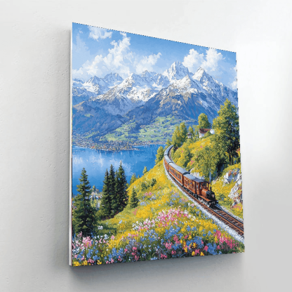 Mount Rigi - Lucerne Paint By Numbers Kits