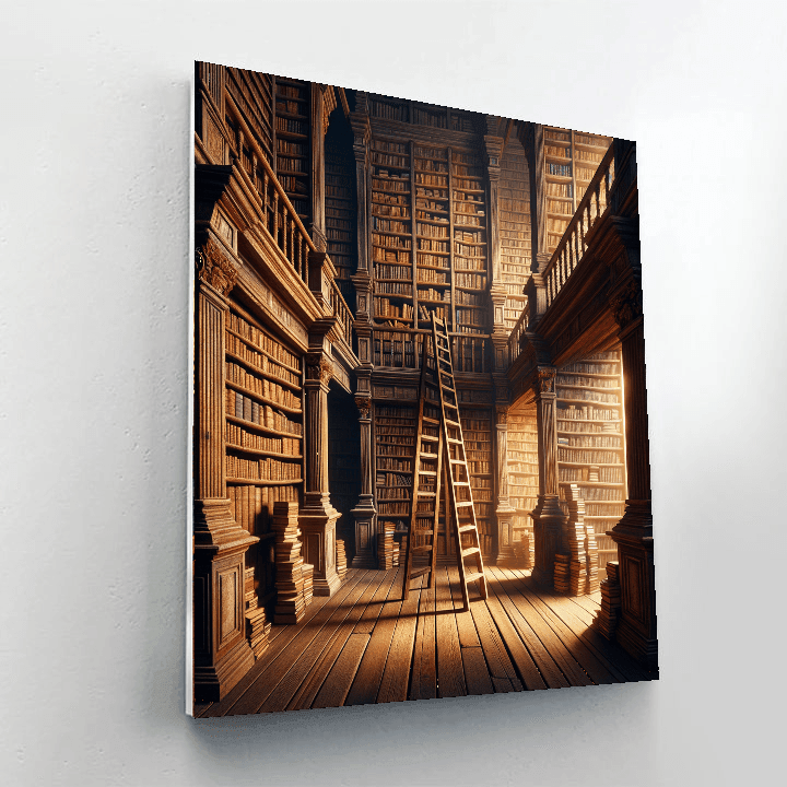 Old World Library Paint By Number