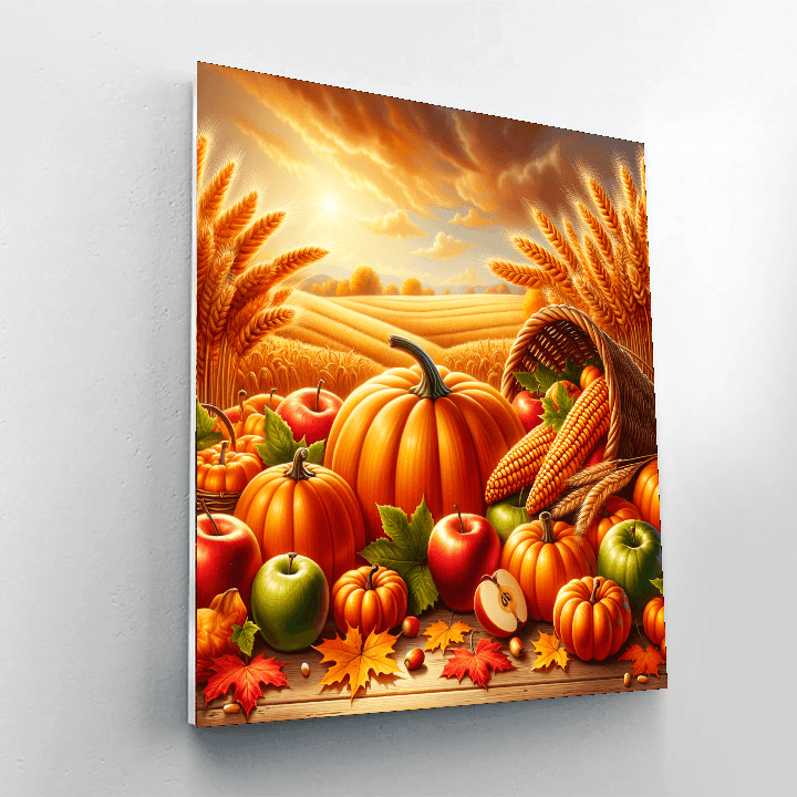 Harvest Festival Delight Paint By Numbers
