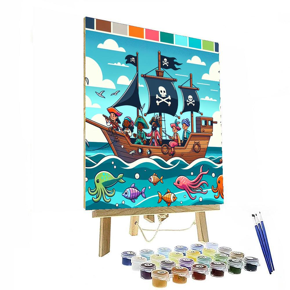 Oceanic Pirate Voyage Paint By Numbers Kits