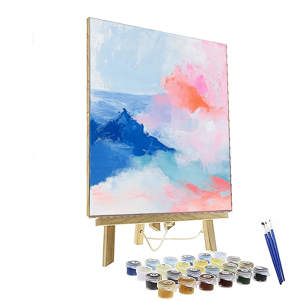 Helen Frankenthaler Inspired Emotional Horizon  Painting By Numbers Kit