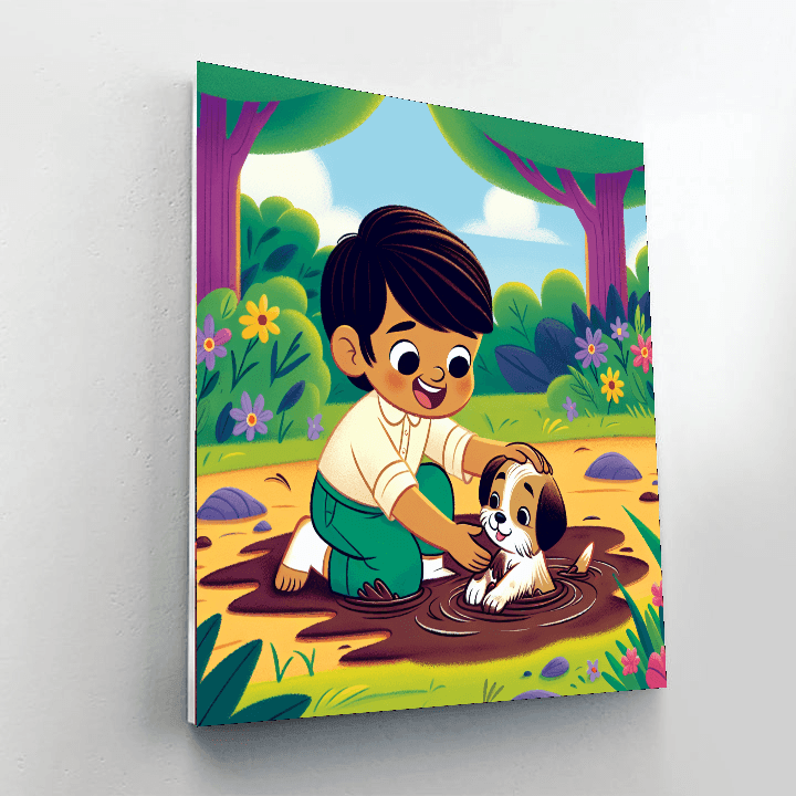 Animal Rescue Adventure Number Painting