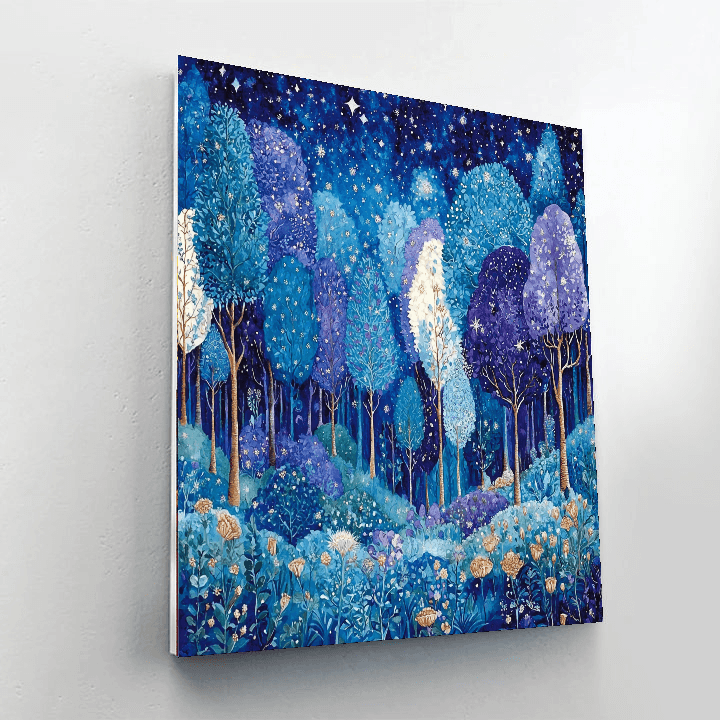Arthur Rackham Inspired Celestial Forest  Paint By Numbers