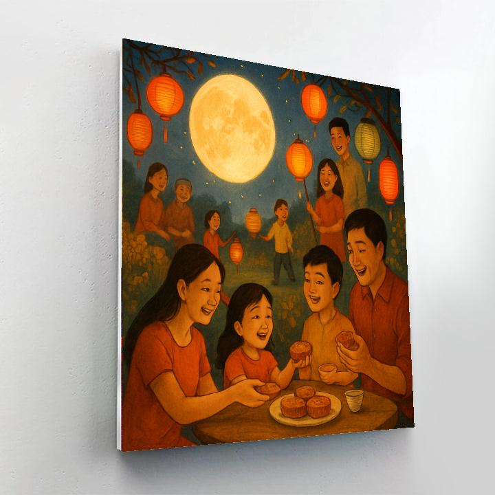 Moon Festival Painting Number Kit